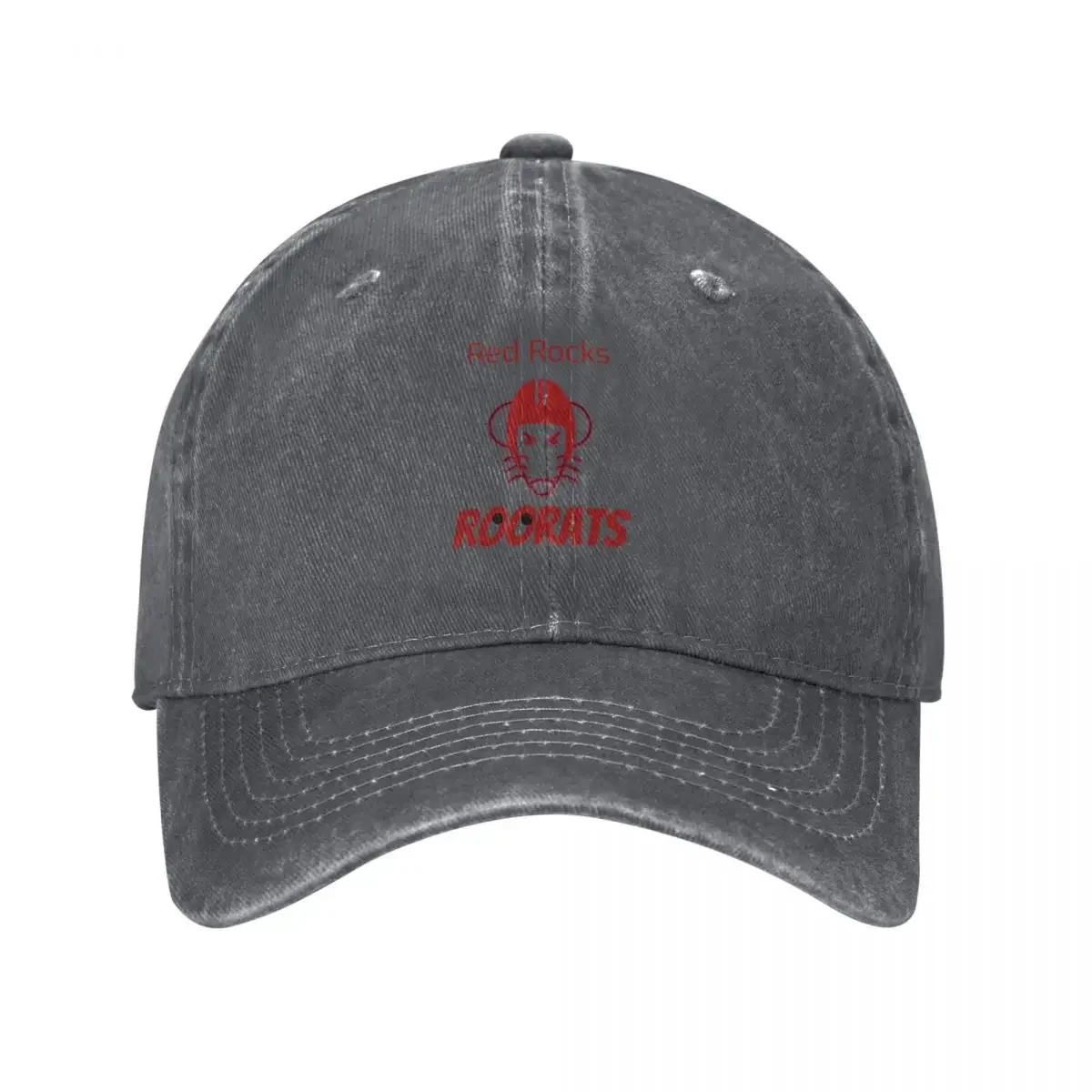 

Official Red Rocks University ROORATS Mascot Baseball Cap Ball Cap Custom Cap custom caps Fishing Baseball Men Women's