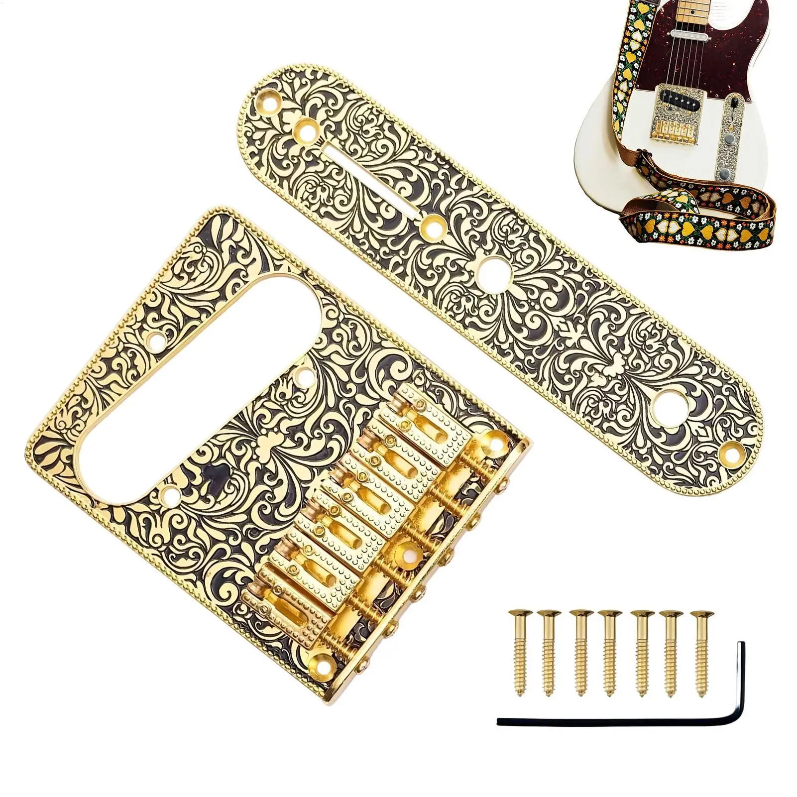 

Седло для электрогитары из сплава, нескользящее оборудование, седло для электрогитары для праздника, обслуживания, реставрации, домашней практики