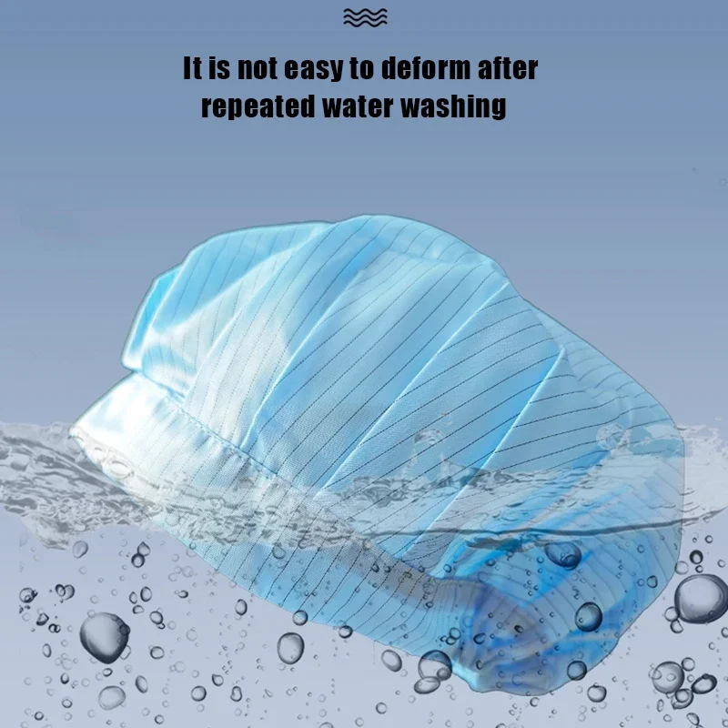 요리사 모자 방진 작업장 케이터링 모자 식품 공장 작업 모자 캔틴 작업 모자