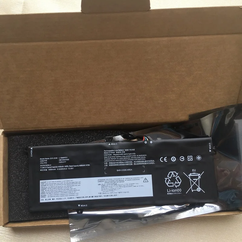 Imagem -06 - Nova 02dl017 02dl018 02dl019 Bateria do Portátil para Lenovo Thinkpad X13 X395 X39020q0l18d6pd1 L18m6pd1 L18m6pd2 L18c6pd1 Sb10k97655