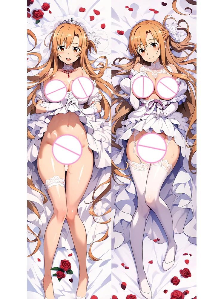 

Dakimakura Anime Yuuki Asuna Double-sided Print Life-size Body Game Pillow Cover Bedding Gifts