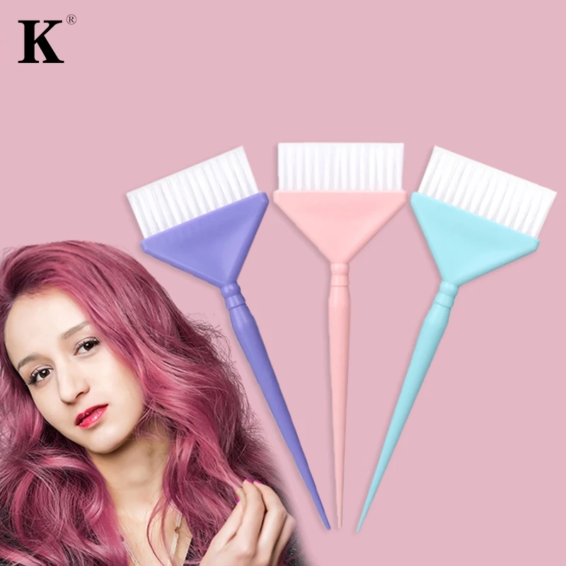 

1Pcs Hair Dye Brush Hair Coloring Applicator Brush Fluffy Hairdressing Comb Barber Tools Salon Hair Styling Accessories