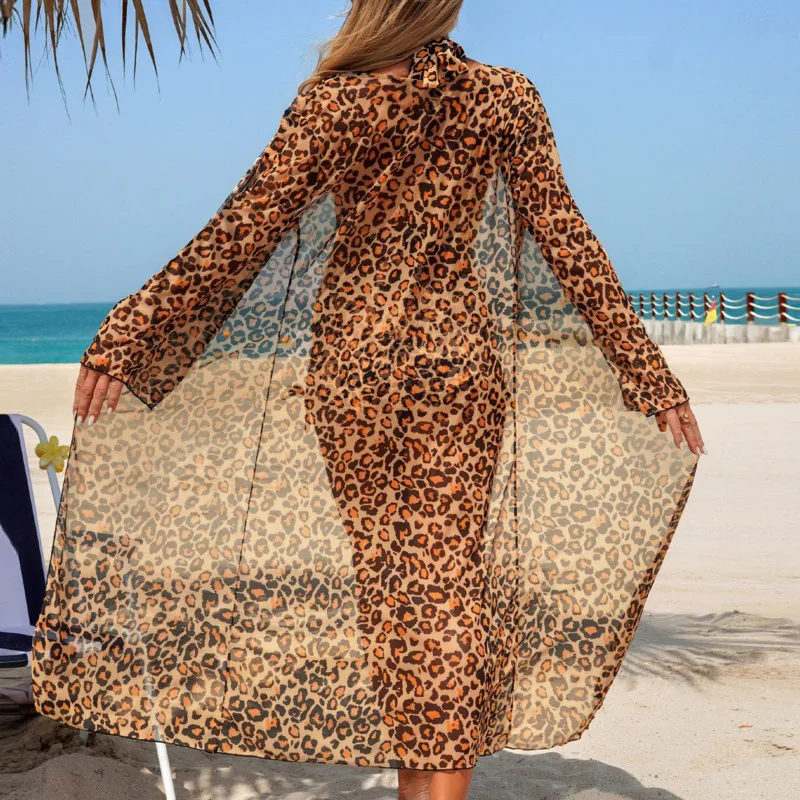 Leopard Sexy Bikini Damskie Stroje Kąpielowe Trzyczęściowe Kostiumy Plażowe Strój Kąpielowy Brazylijski Zestaw Bikini Strój na Basen