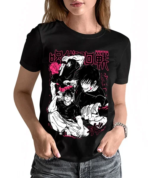 Camiseta unisex Jujutsu Kaisen Toji Fushiguro Cotton anime T-shirt