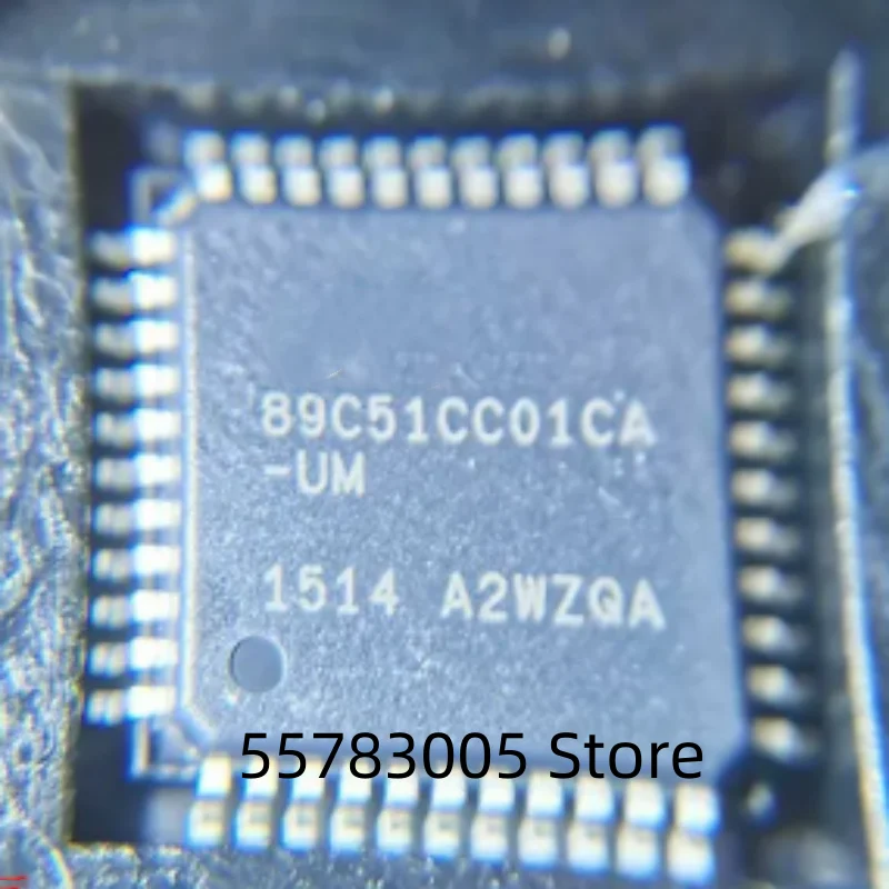 2PCS New AT89C51CC01CA-UM  AT89C51CC01CA  QFP44 Microcontroller chip