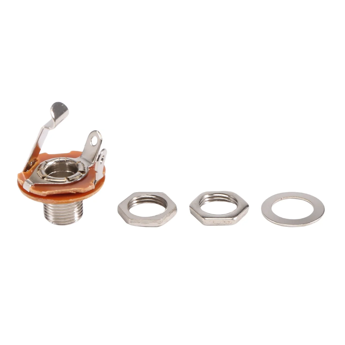 อะไหล่กีตาร์และอุปกรณ์เสริม Switchcraft 1/4 6.35 มม.2-Conductor Mono Chassis กีตาร์แจ็คอินพุตเอาต์พุต