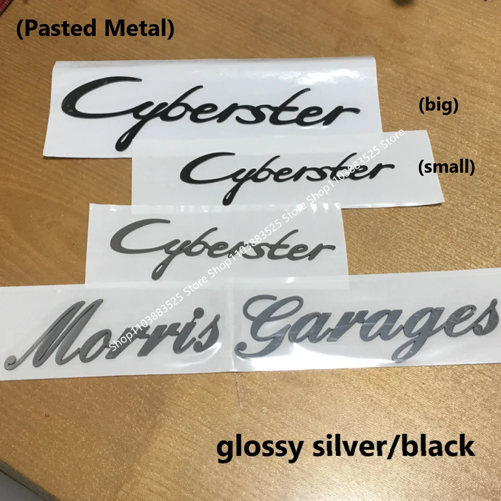 Metal Modify Pasted Sticker for MG Morris Garages Cyberster MG4 MG5 MG6 MG7 ZS HS ONE GT GS MG3 EZS 3SW MARVEL Modify Sticker