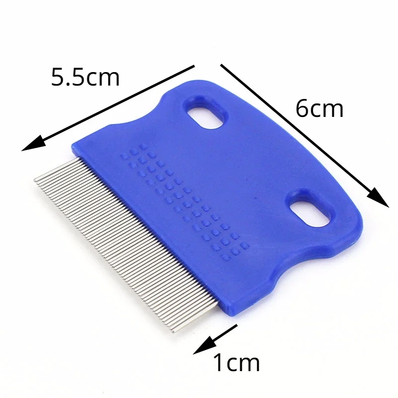 Pet Flea Comb Stainless Steel Flea Hair Grooming Comb Steel Brush Cat Dog Hair Trimmer Brushes Comb Out Flea Dense Comb