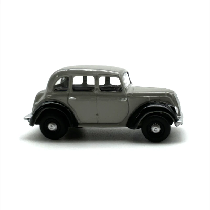 OXFORD 1:76 Scale Diecast Alloy Morris Eight E Sedan Gray Toys Vintage Cars Model Classics Adult Souvenir Gifts Static Display