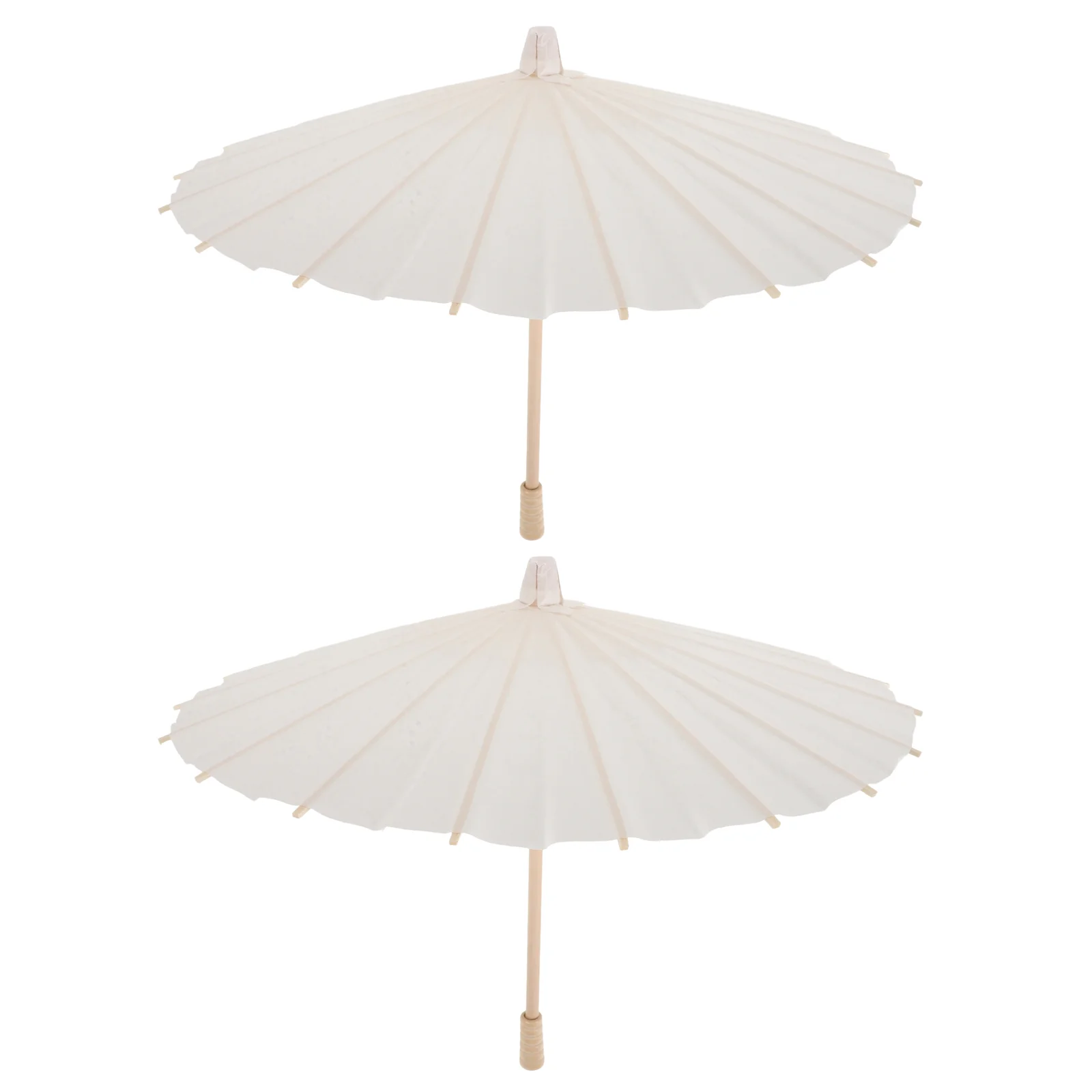 

2 Pcs Fall Decor for Kitchen Blank Paper Umbrella Classic Festival Holiday Decorations Umbrellas Photography Prop White Office