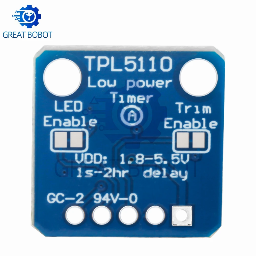 Ultra Low Power TPL5110 Timer Module Breakout Board, Compact Evaluation & Test Development Board