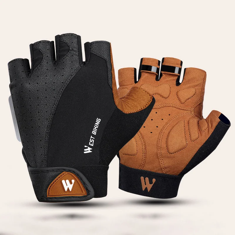 Sports Cycling Gloves Half Finger Men Women MTB Bike Gloves Running Fitness Gym Riding Motorcycle Bicycle Gloves