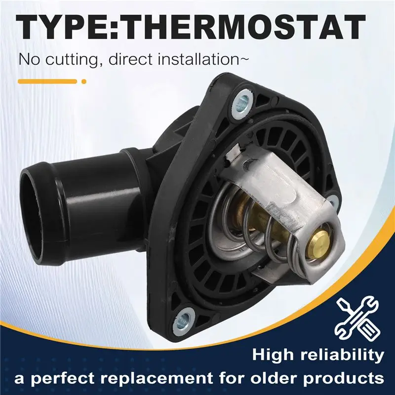 Car Cooling System Engine Coolant Thermostat For Cadillac Buick 55496663 New High Quality Car Accessories-A91R