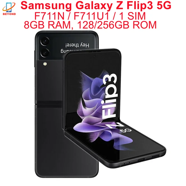 Samsung Galaxy Z Flip3 5g 128gb Phantom Black - Samsung Galaxy Z Flip 3  Flip3 5g - Aliexpress