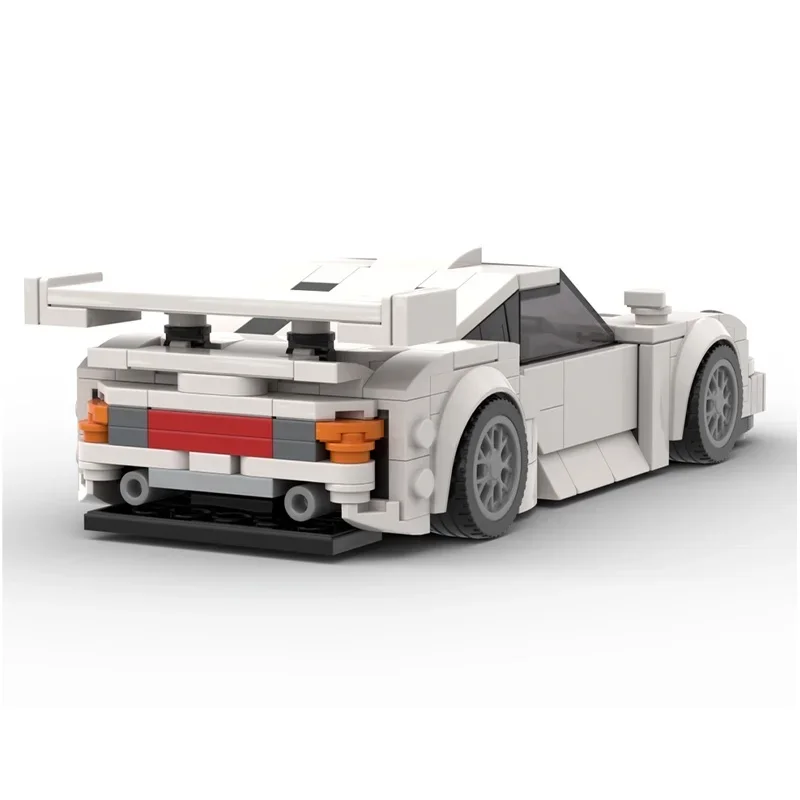 336 stücke MOC Porscheed City Champions Modell Bausteine Bau Weihnachten Geschenk DIY Spielzeug Kreative Idee Ziegel Kinder Geburtstag