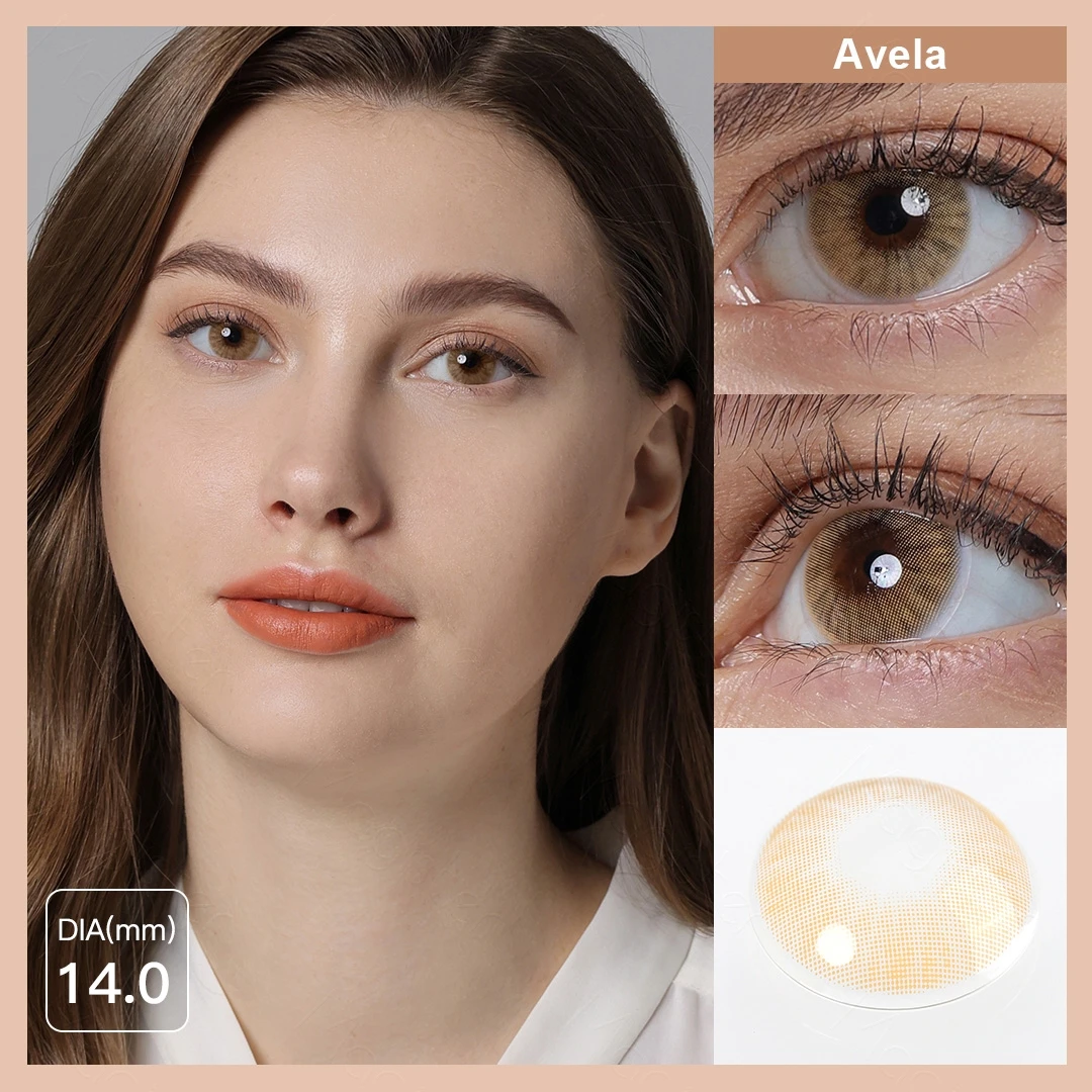 Magister Colored Contact Lenses 1 Pair Color Lens Natural Eye Contacts 6 Months Use Gray Contact Lenses For Eyes Beauty Pupils