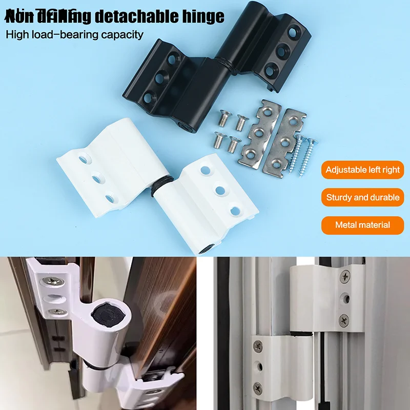 【NR0】1/2Sets Quality Insulated Broken Bridge Folding Hinge Aluminum Alloy Door And Window Hinge Furniture Hardware Accessories