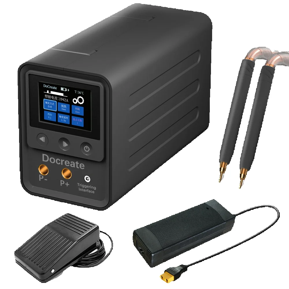 0,6 mm Nikkel Puntlasapparaat 10KW 1800A Farad Condensator DIY Energieopslag 18650 Lithium Batterij Nikkelplaat Lasapparatuur - afbeelding 2