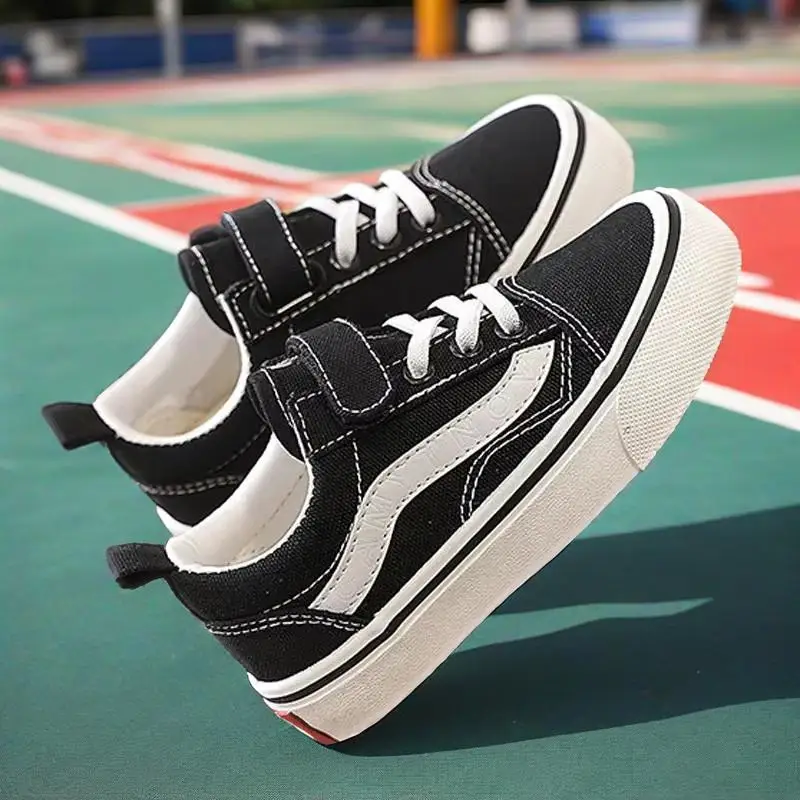 2025 حذاء قماش جديد للأطفال في سن المراهقة بنين موضة أحذية رياضية بنات حذاء كاجوال الطلاب الصغار لينة الراحة أسفل الرياضة احذية الجري #3