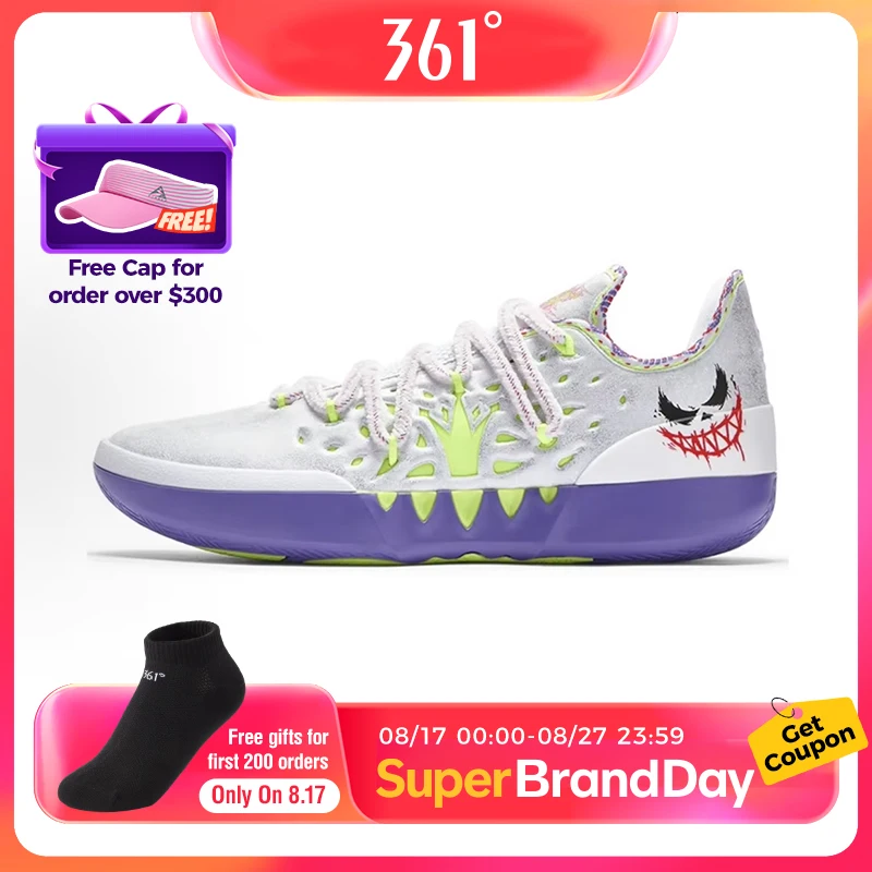 361 Degrees Joker 2 New Trendy Men Basketball Shoes Nikola Jokic Breathable Anti-slip Wear-resistant Stable Sneakers 672621111