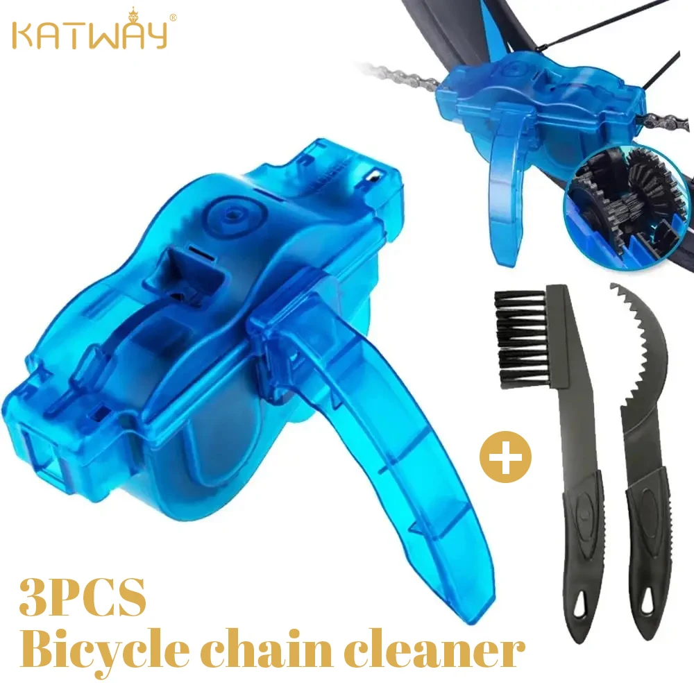 

KATWAY Bike Chain Cleaner 3D Brush Wash Tool Set Bike Protection Oil Cycling Mountain Bike Accessories Bicycle HH-AA457
