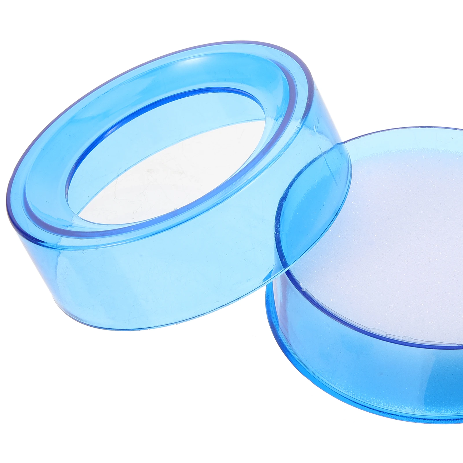 

4pcs Money Cylinder Sponge for Counting Cash Fingertip Moistener Bank Clerk Fingertip Sponge Cup Foldable Desk