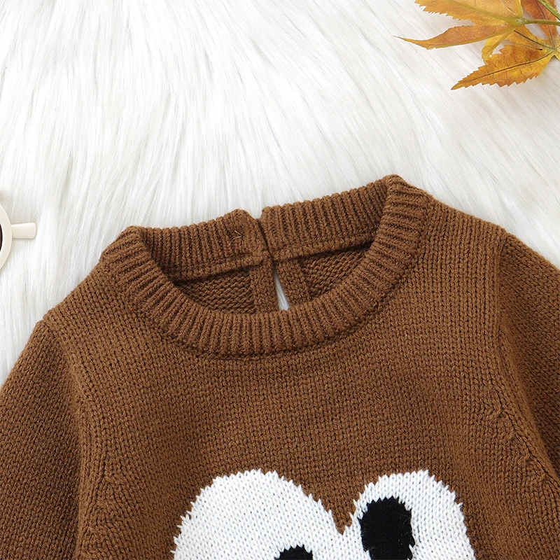 Baby Thanksgiving Sweater Romper Casual Turkey Stripe Print Long Sleeve Jumpsuit for Newborn Cute Clothes