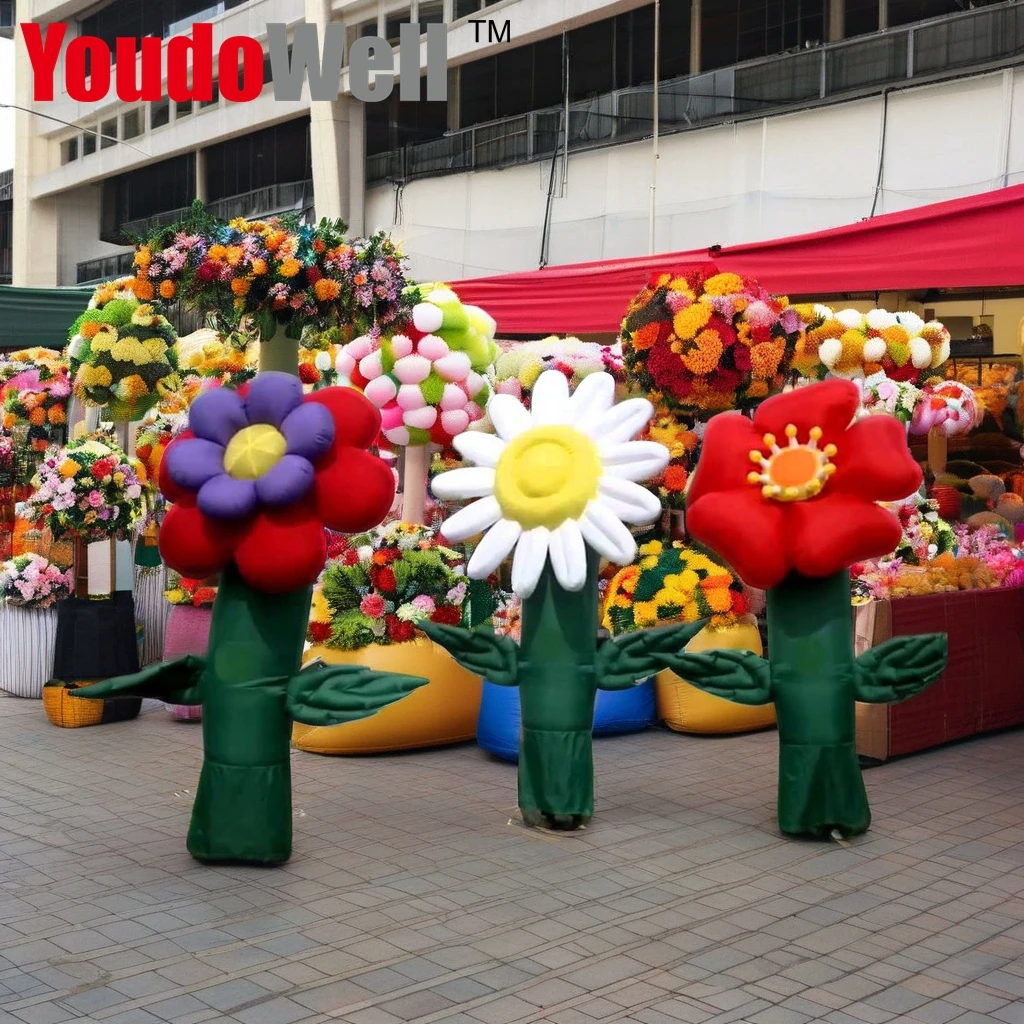 Inflatable plants, flowers, costumes, festivals, events, lawns, gardens, decorations