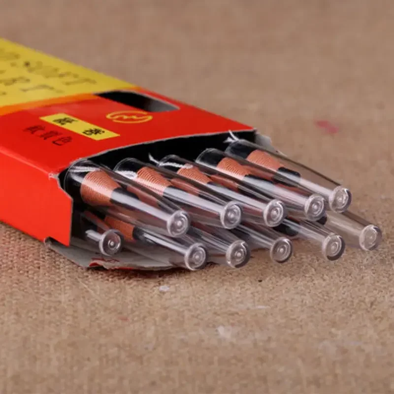 Eyebrow Pencil Waterproof Microblading Pen Long-lasting Brown Eyebrow Enhancer Easy Wear Eye Brow Tint Dye Makeup Pen 12pcs