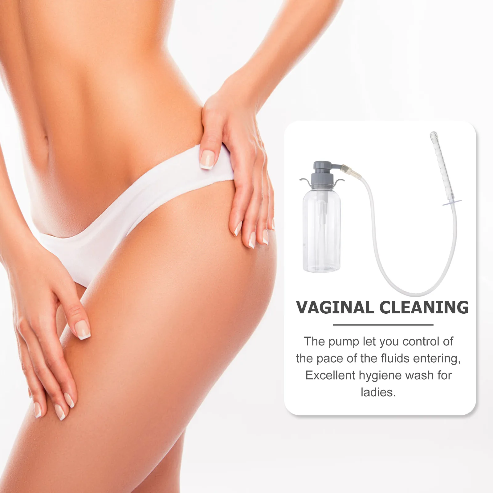 

Manual Pressure Cleansing 12Cm Deep Hygiene Reusable Women Men Comfortable Portable Medical Grade