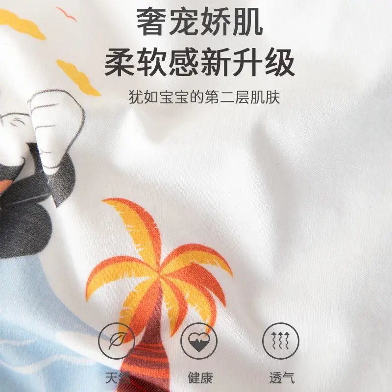 Kawaii Disney Pooh Beer Minnie Kinderzomer Nieuwe Mode Leuke Cartoon Ontwerp Zacht Katoen Mouwloos Hemdje T-shirt Top