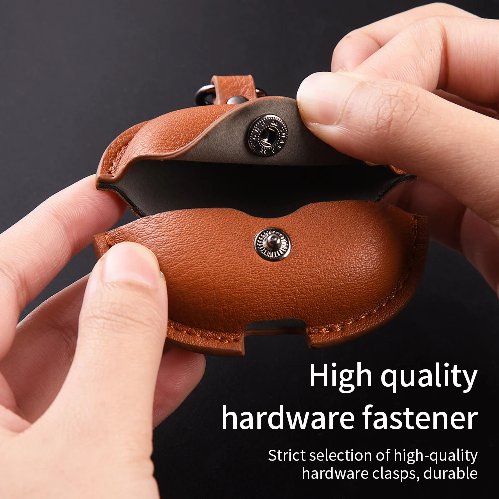 2025 Redmi Buds 6 pro 케이스의 새로운 기능 Redmi Buds 6pro 케이스 용 가죽 비즈니스 이어폰 케이스 헤드셋 쉘 헤드폰 커버