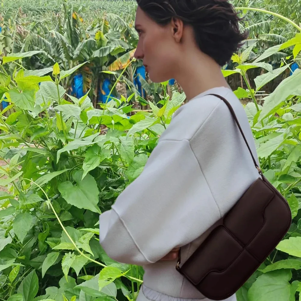 

2025 Y2K genuine leather shoulder bag designer bag hot selling multifunctional high-end women's shoulder genuine leather bag