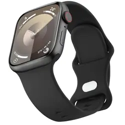 Silicone Strap For Apple Watch Band 44mm 40mm 45mm 41mm 42-46mm sport wrist bracelet iwatch serie 10 8 7 se 4 5 6 9 ultra 2 49mm
