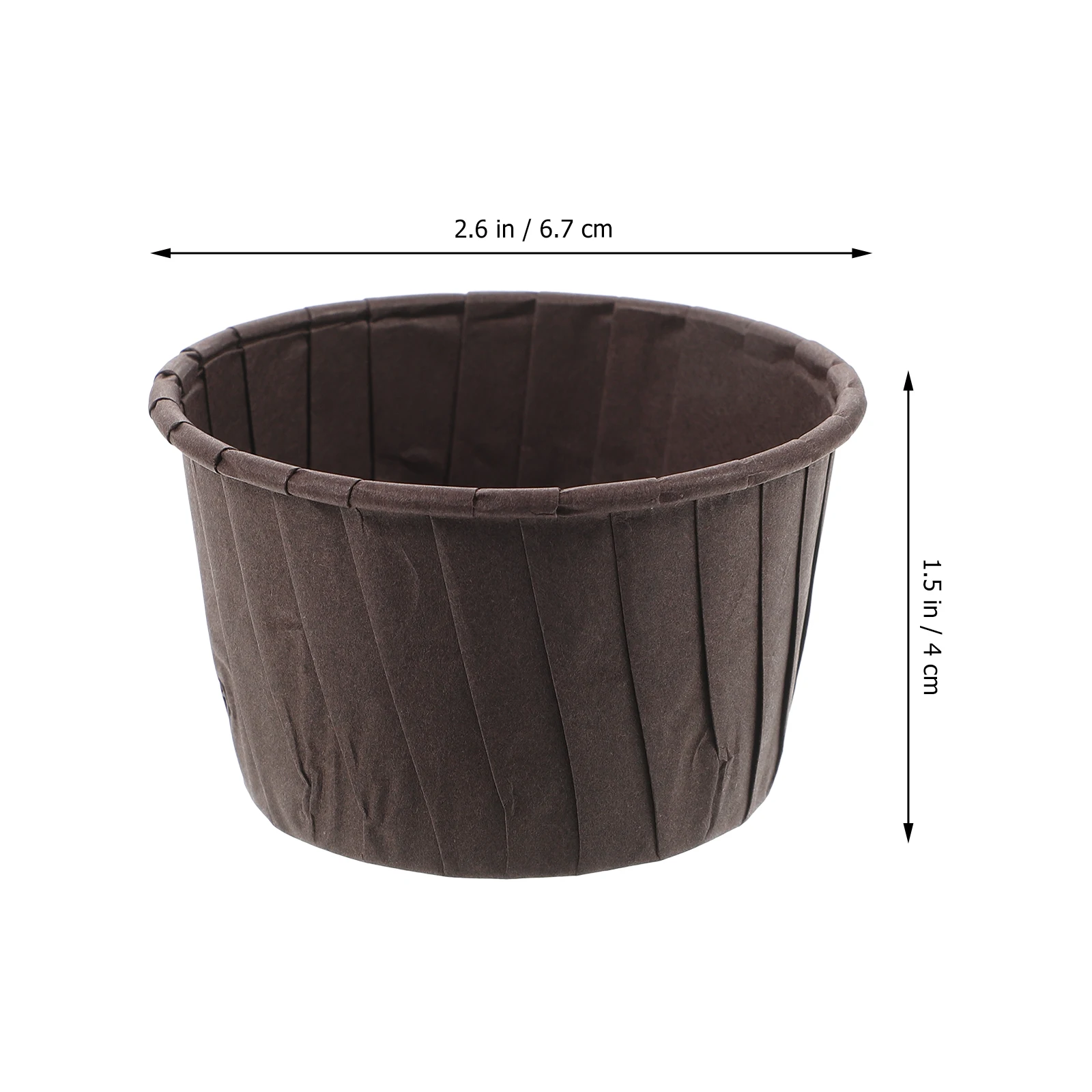 

Oil Proof Paper Cups Baking Supplies Cake Wrappers Pastry Liners Disposable Cupcake Baking Cups Food Grade Healthy Practical