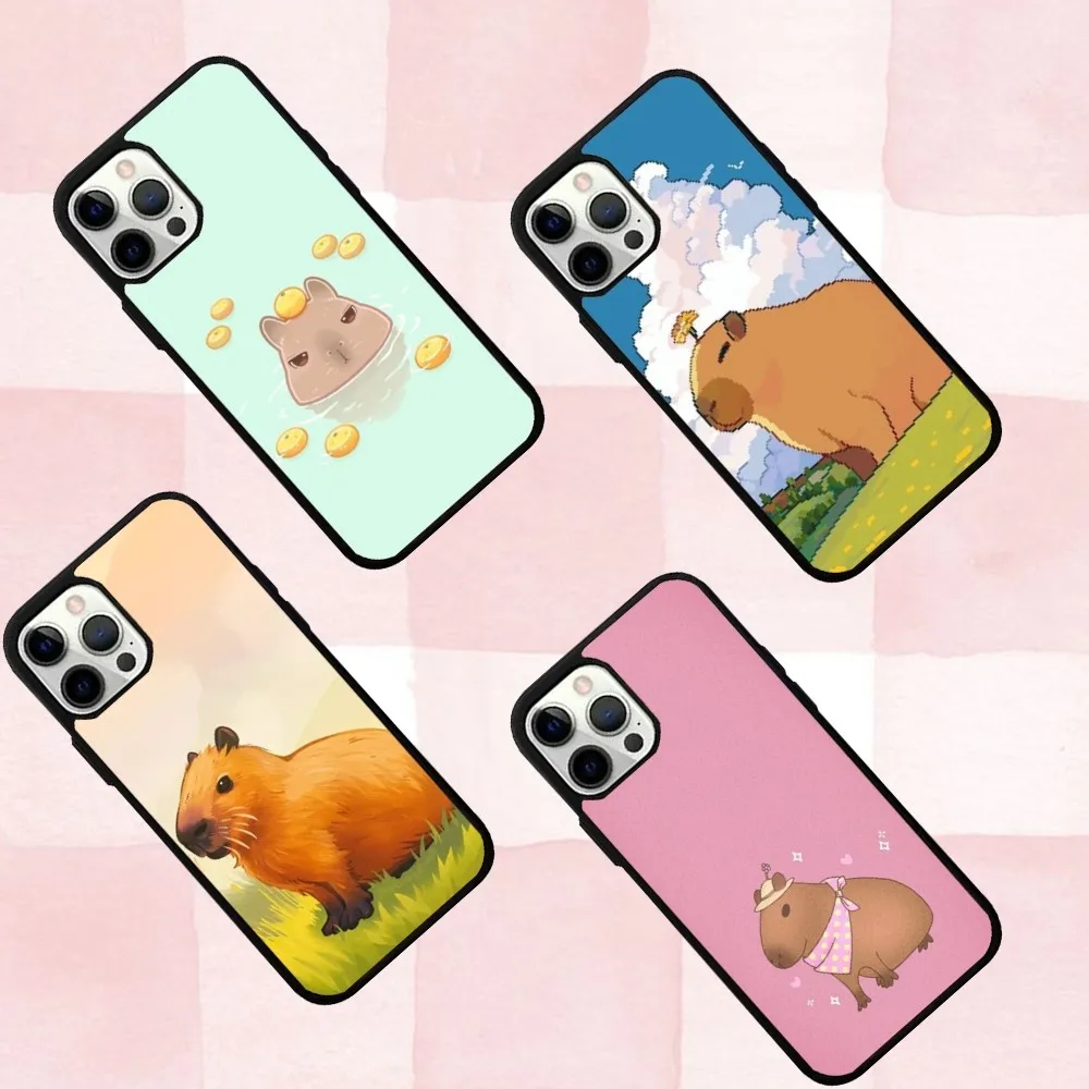 

Cute Capybara Phone Case For IPhone 16,se4,15,Pro,Max,Case 14,Plus,13,12,11 Magesafe Magnetic Wireless Charge Cover