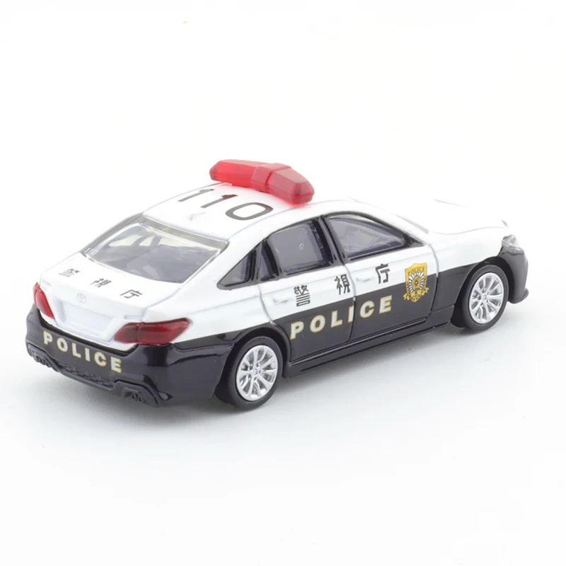 TAKARA TOMY TOMICA Premium 10 Toyota Crown Police Car Diecast Automotive Model Ornaments Cas Toys Gift Decorations