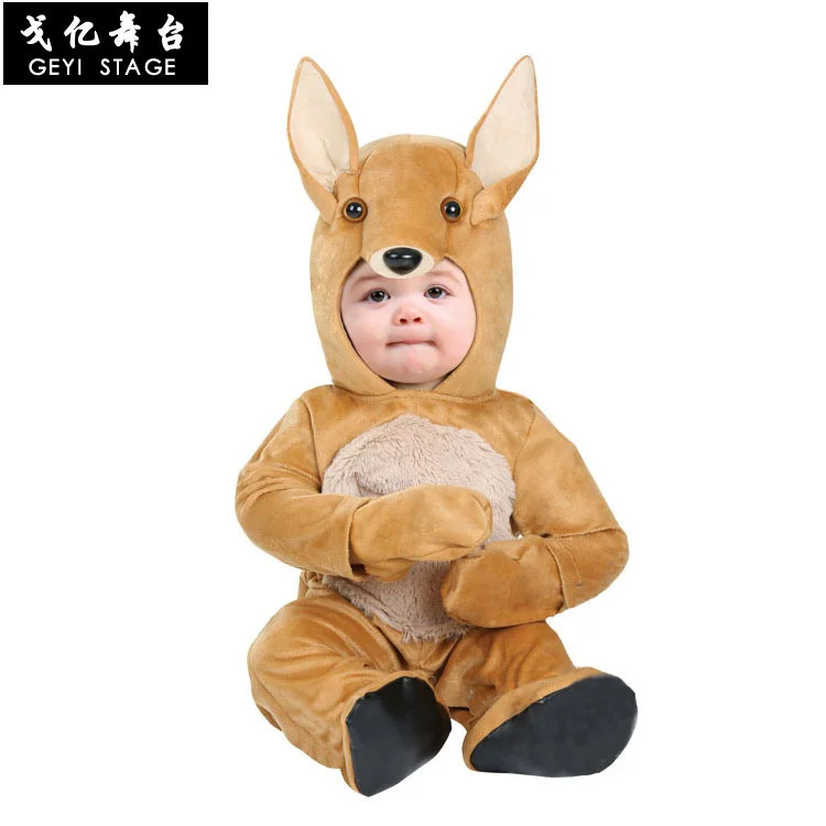 

Australian Kangaroo Costume Halloween Stage Performance Infant Cute Kangaroo One-Piece Costume