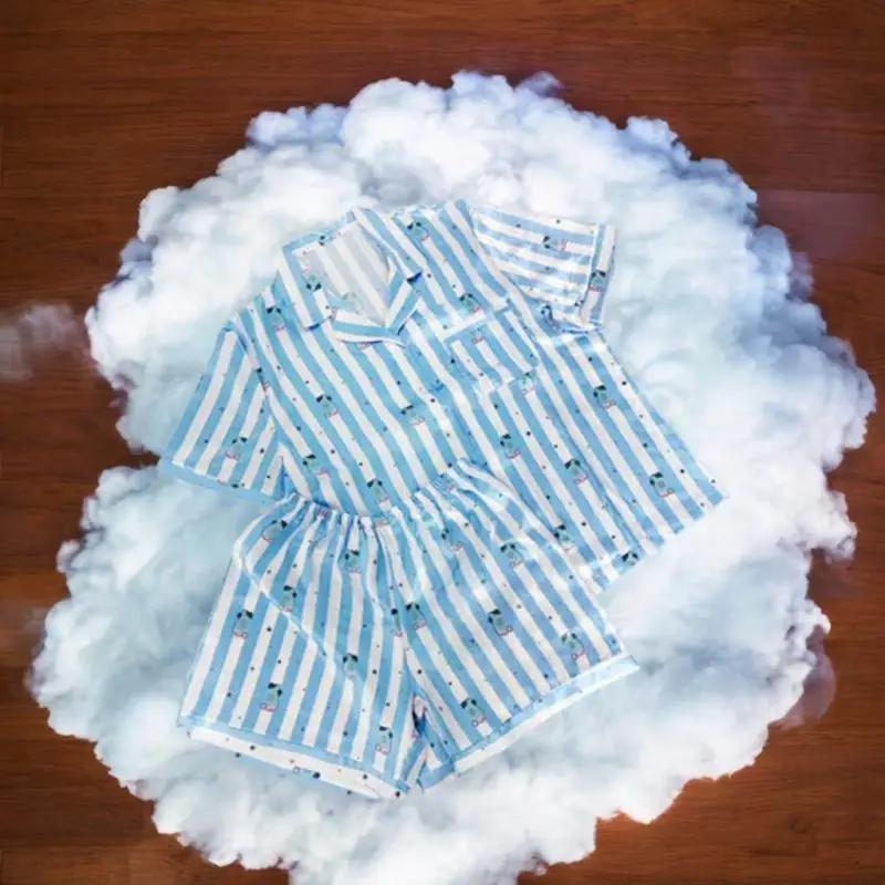 

Cute Cartoon Bt21 Women's Thin Sleepwear Y2K Summer New Home Wear Casual Wear Short-Sleeved T-Shirt Shorts Festival Gift