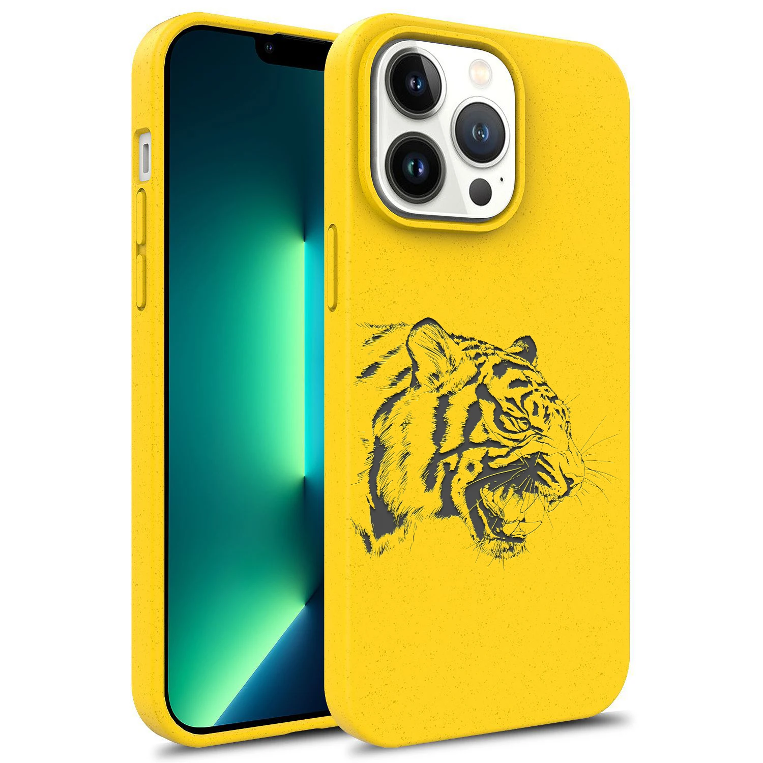 Tiger sketch Soft Case for iPhone Degradable Silicone Phone Cover 15 14 13 12 11 Pro Mini 7 8 Se Plus Xr X Xs Max funda image 5