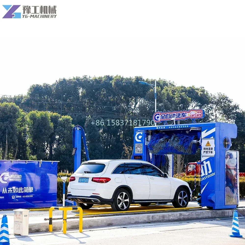 YG High Quality Car Cleaning Washer Fully Automatic Roll Over Car Wash Machine Small Space Automatic Car Washing Machine Price