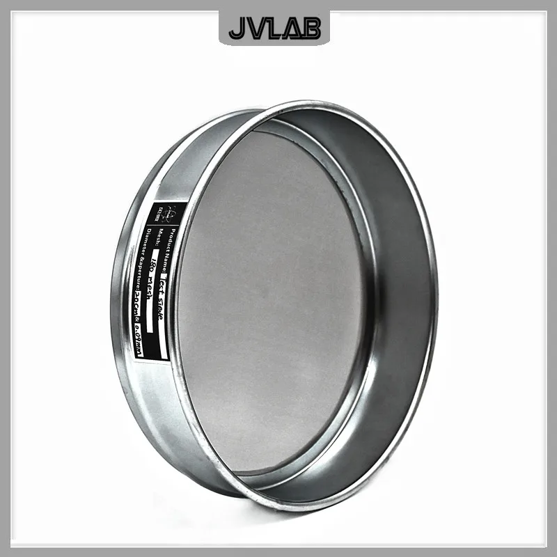 

Тканое проволочное Сетчатое сито для проверки образцов, лабораторное сито для фармакопеи, диаметром 304 SUS Mesh Chroming Frame 20 см 0,074-1,6 мм