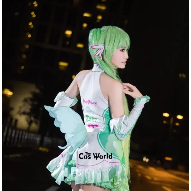 2017 Miku سباق البدلة اللباس الزي الرسمي أزياء أنيمي تأثيري #4