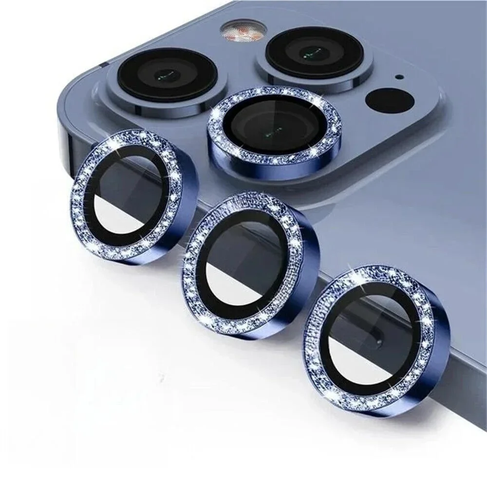 HD Back Lens Protective Film For iPhone 15 Pro Max 14 Pro 15 Plus 13 Pro 12 Pro 11 Eagle Eye Lens Cover with Precise Metal Frame