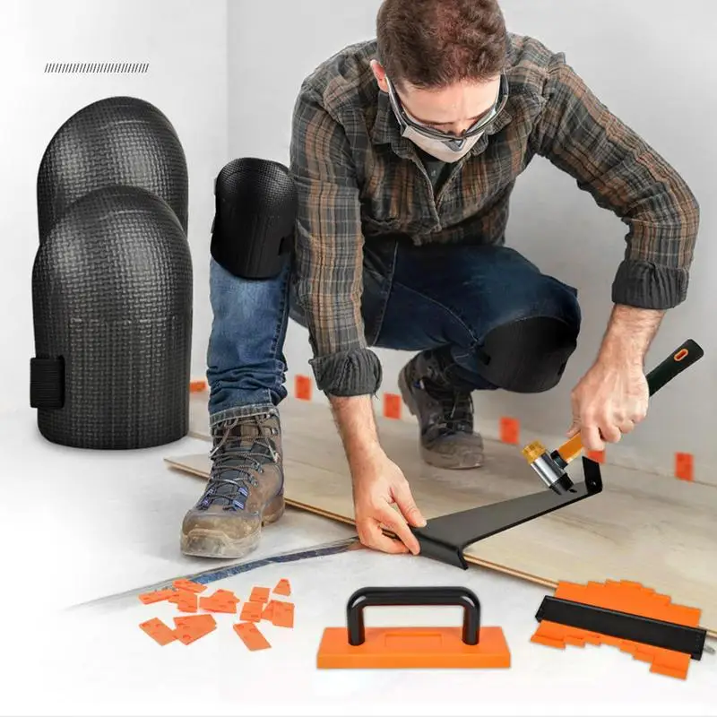 Floor Installation Kit 107 Pieces Laminate Repair Kit Hardwood Flooring Tools Plank Flooring Tools Versatile Flooring Repair Kit