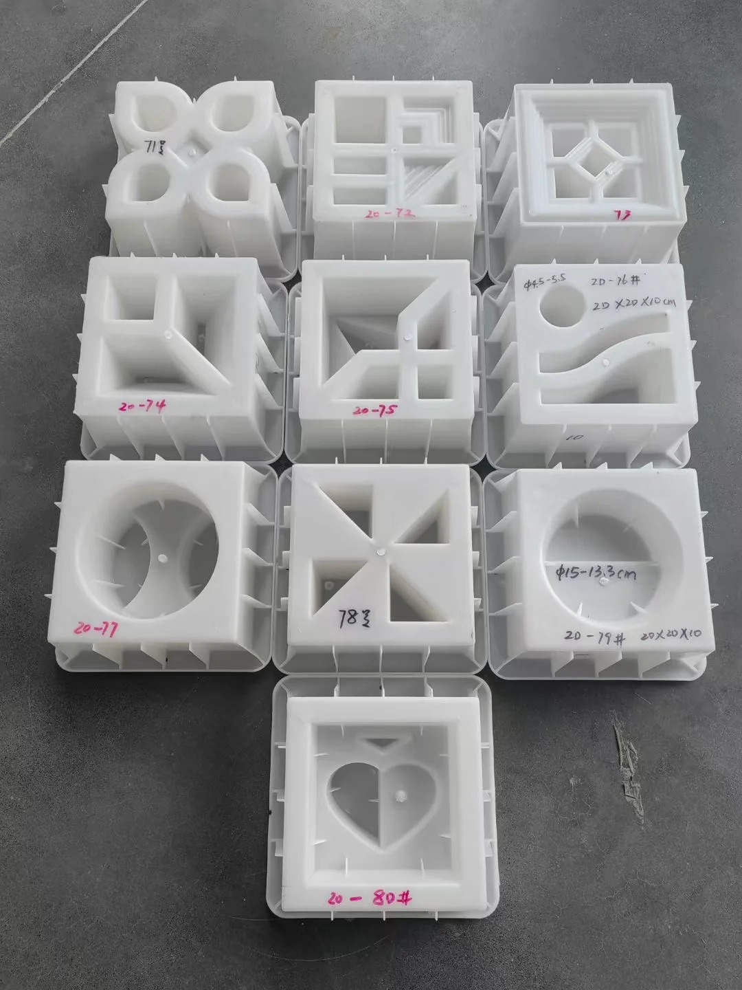 New hollow brick decorative wall art wall decorative mold cultural wall design creative fashion partition breathable light-trans