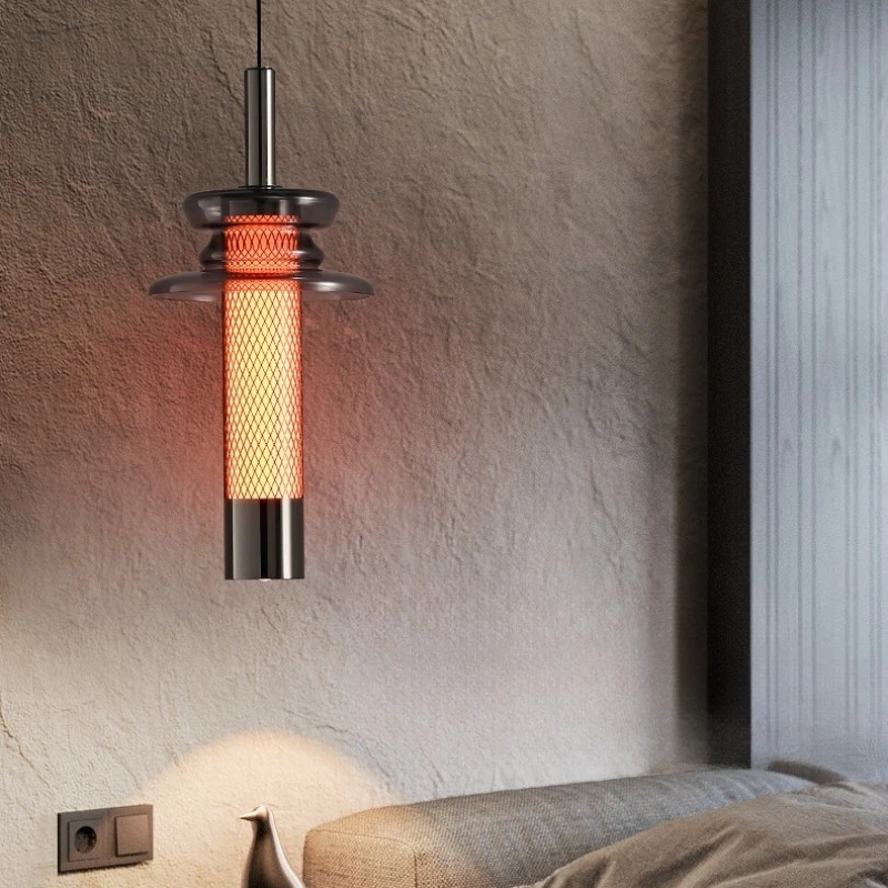 Italian High-end Light Luxury Small Pendant Light Led Restaurant Bar Counter Bedroom Bedside Hotel
