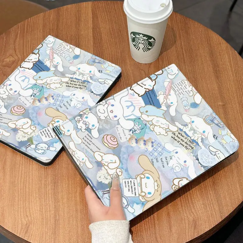 

Новый защитный чехол с рисунком Cinnamoroll для iPad Mini 4 5 6 7 8,3 дюйма Air 3 4 5 6 7 2025 7 8 10 поколения 10,9, чехол с защитой от падения