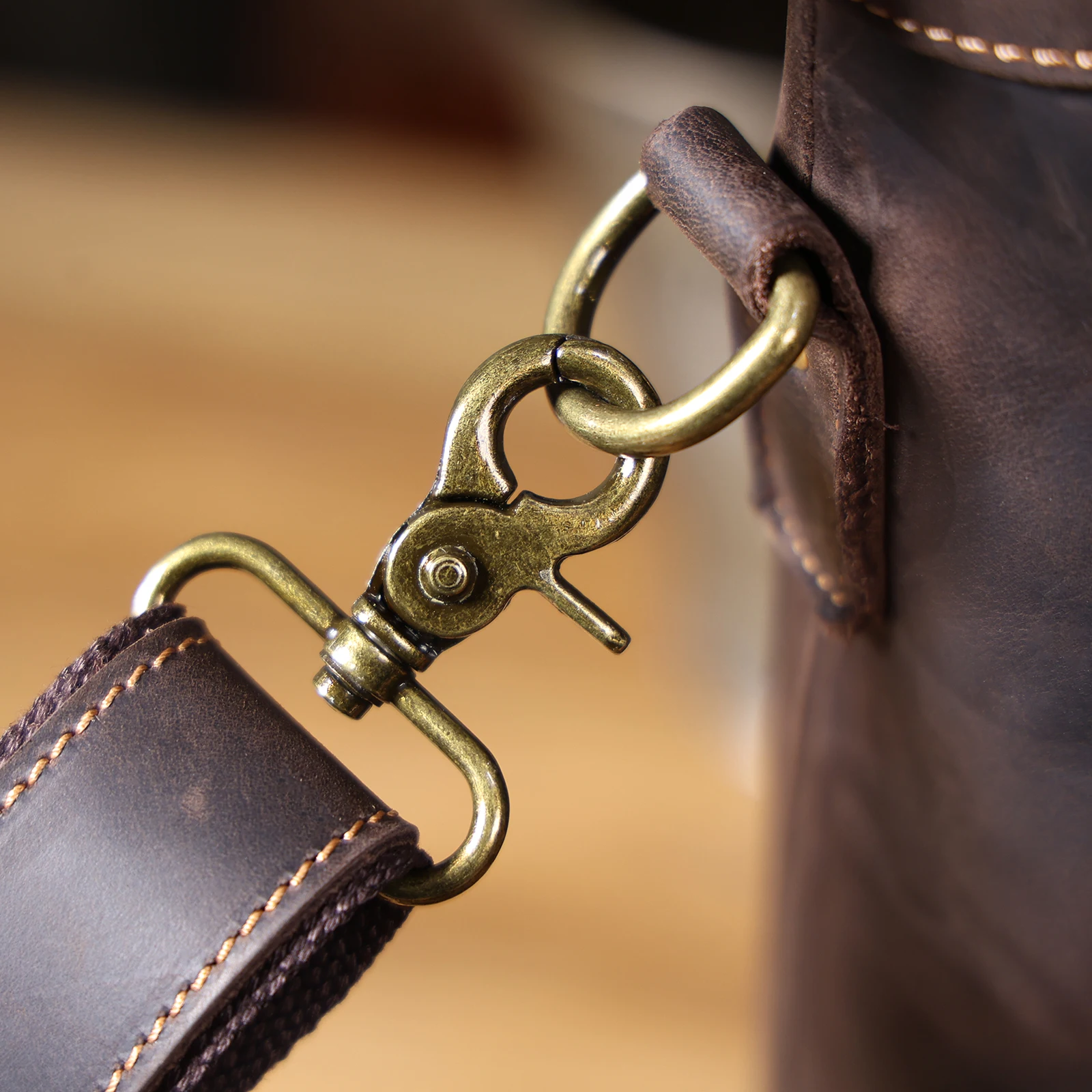 Vintage Echtleder Herren-Aktentasche 16 Zoll Laptop-Taschen Crazy Horse Leder Messenger-Handtasche Rindsleder Geschenkidee für Männer – Detail 27