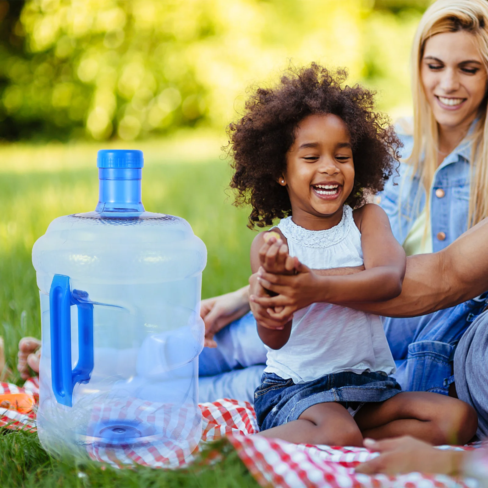 Large Capacity Portable Water Bottle Durable Pet Material Outdoor Camping Hiking Travel Storage Jug Lightweight Plastic